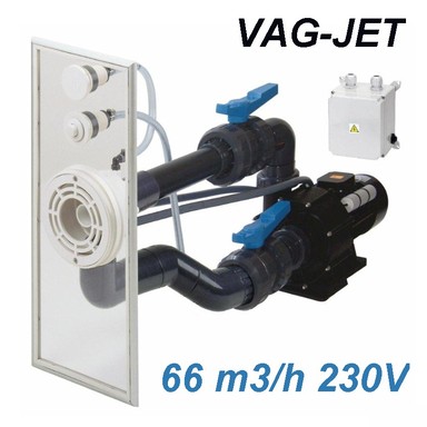 Protiprúd VAG-JET 66 m3/h 230V - Fólia Komplet