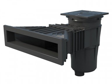 Astral SLIM skimmer 17,5 L pre fóliový bazén Antracit