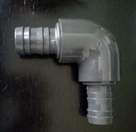 Koleno 38mm /90 masívne PVC