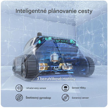 Automatický batériový vysavač Wybot S2 Automatický bazénový vysávač Wybot S2