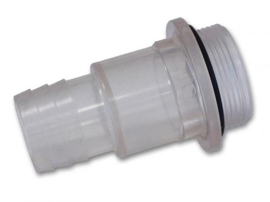 Priezor - Závitový adaptér 38mm 1 1/2"  transparentný s tesnením